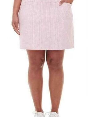 S.C. & Co. Coral Print Women's 16" Skort With Built In Shorts Golf Walking Med.